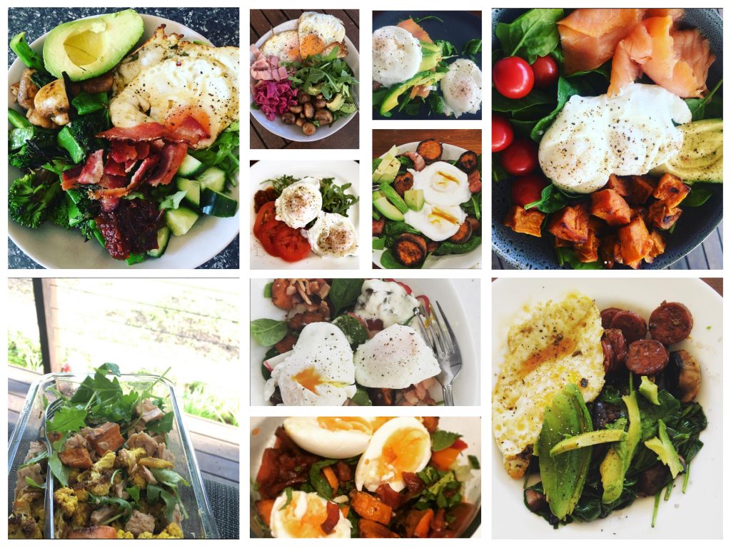 A variety of breakfast salad ideas to spark creativity