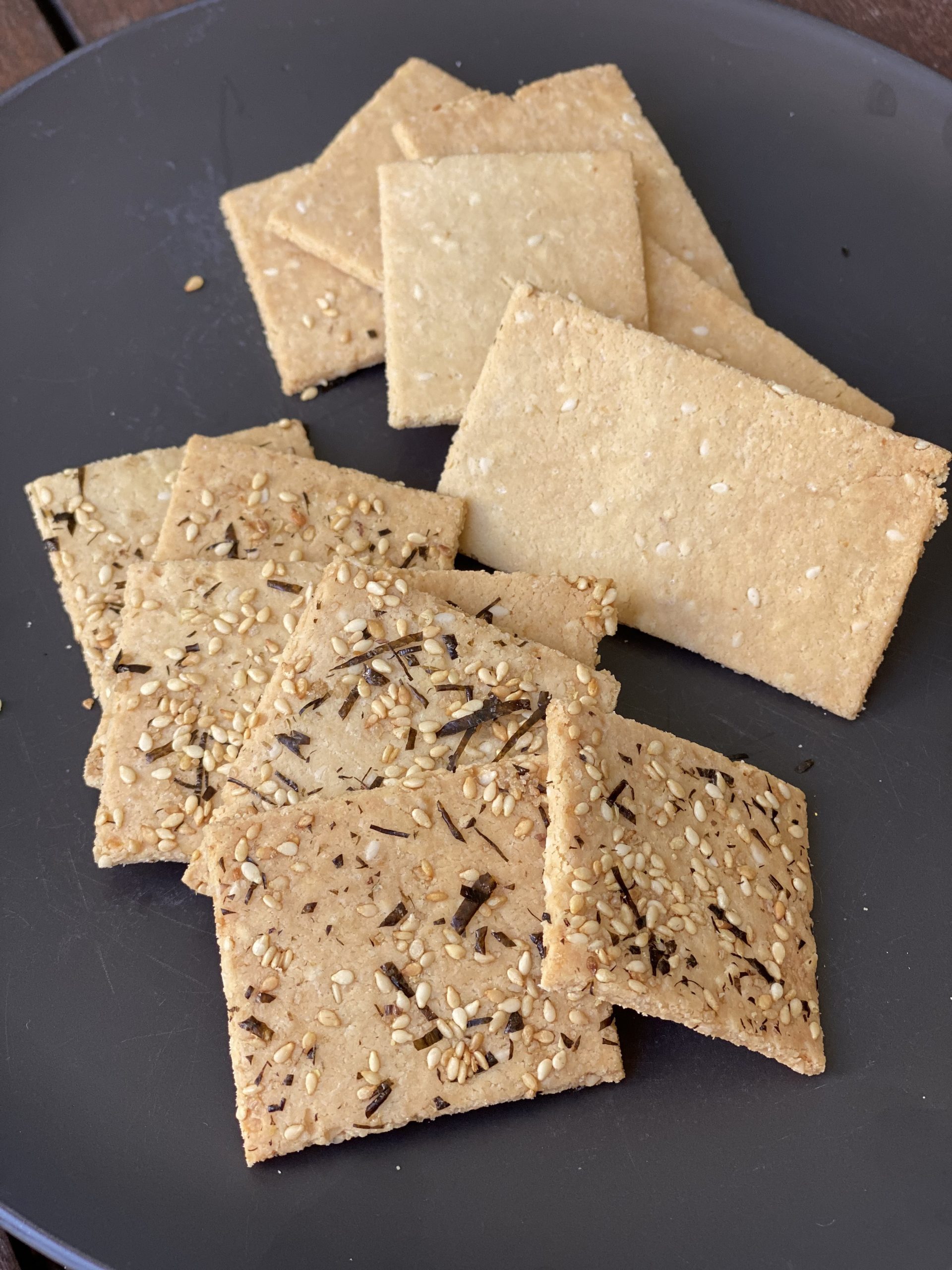 Grain-free crackers